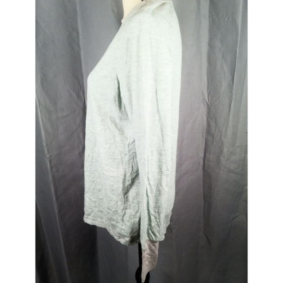Women's Mossimo Supply Co. Light Gray and Green Long Sleeve Tee XXL - Picture 3 of 6